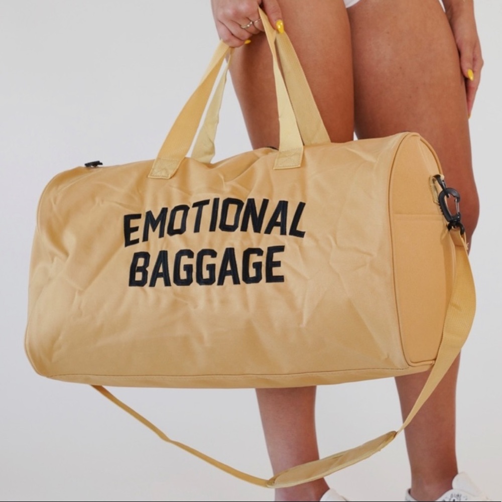 Linda Finegold ALF Tan Duffle Bag